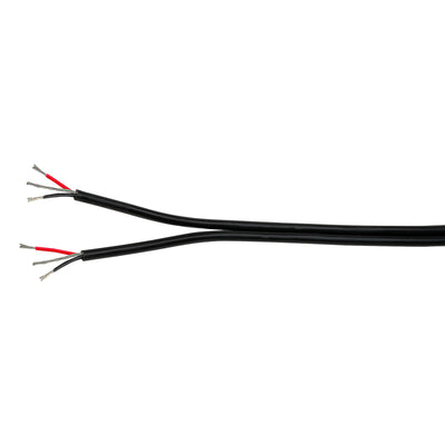 Siamese Slim Microphone Cable (TMC-2X2F-BLK)