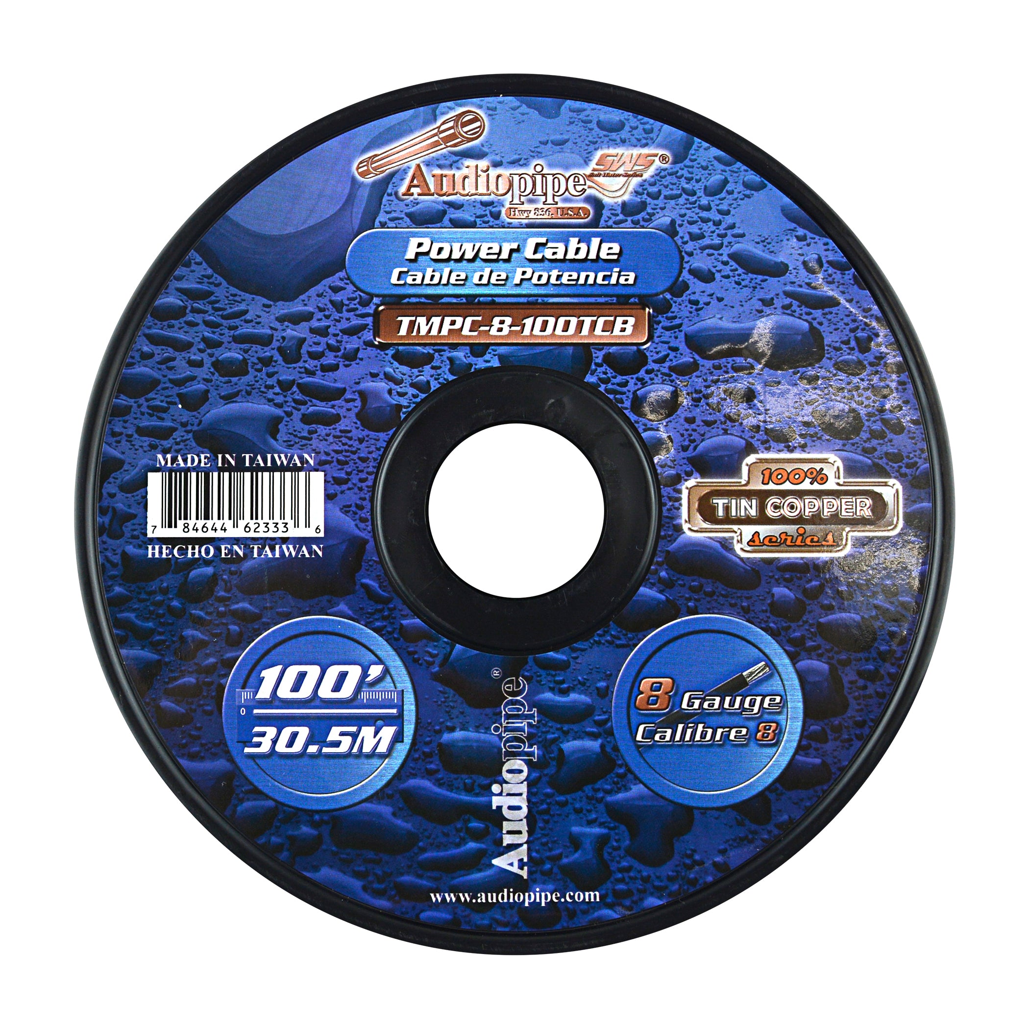 Marine 8 Gauge Power Cable (TMPC-8-100TCB)