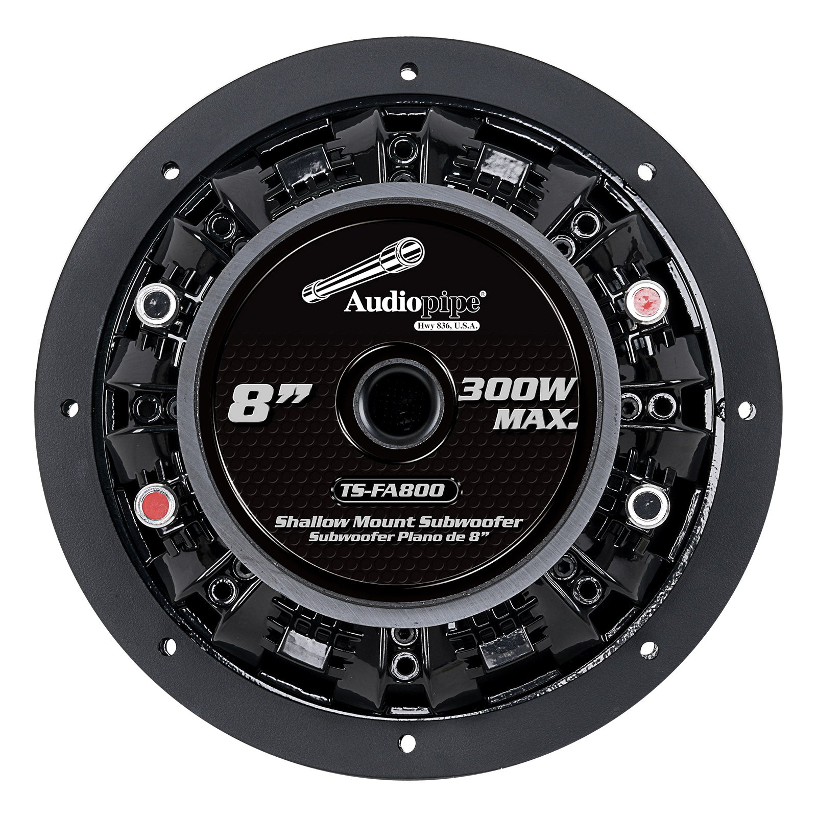 8” Shallow Mount Subwoofer (TS-FA800)