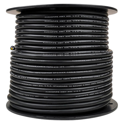 250Ft Speaker Cable, 12 AWG, 2 Conductors (TSPK-212-250)