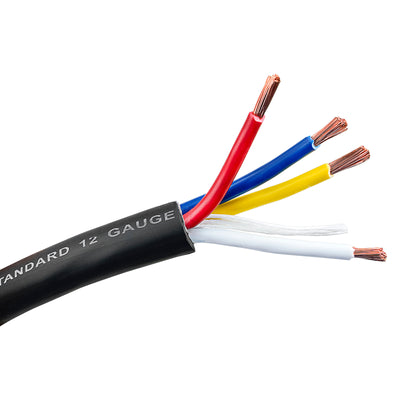 250Ft Speaker Cable, 12 AWG, 4 Conductors (TSPK-412-250)