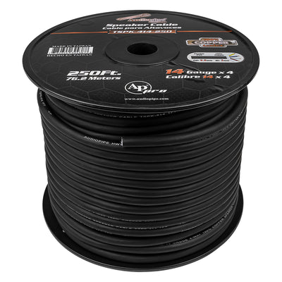 250Ft Speaker Cable, 14 AWG, 4 Conductors (TSPK-414-250)