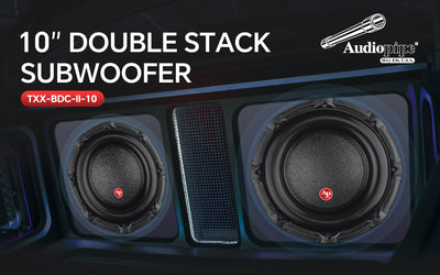 10“ Double Stack Composite Cone Subwoofer (TXX-BDC-II-10)