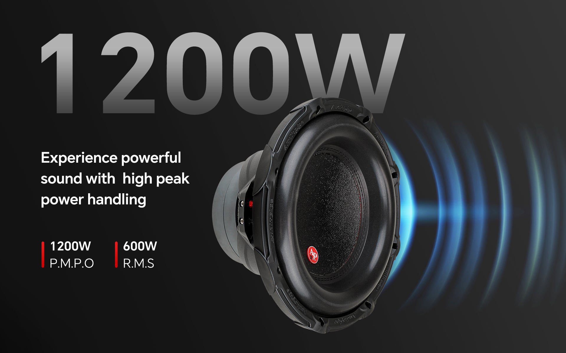 10“ Double Stack Composite Cone Subwoofer (TXX-BDC-II-10)