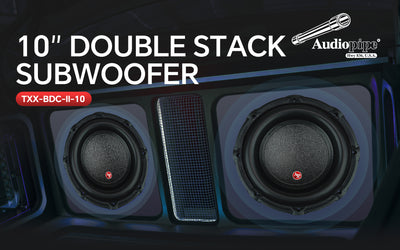 10“ Double Stack Composite Cone Subwoofer (TXX-BDC-II-10)