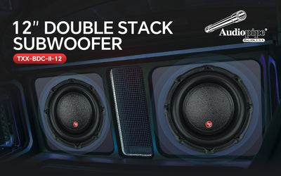 12" Double Stack Composite Cone Subwoofer (TXX-BDC-II-12)