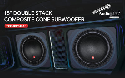 TXX-BDC-II-15 15“ Double Stack Composite Cone Subwoofer