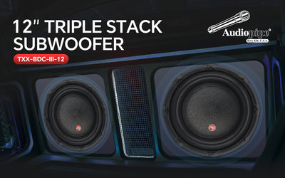 12" Triple Stack Composite Cone Subwoofer (TXX-BDC-III-12)