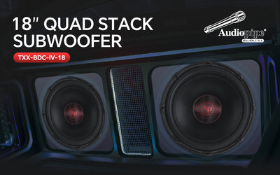 18" Quad Stack Composite Cone Subwoofer (TXX-BDC-IV-18)