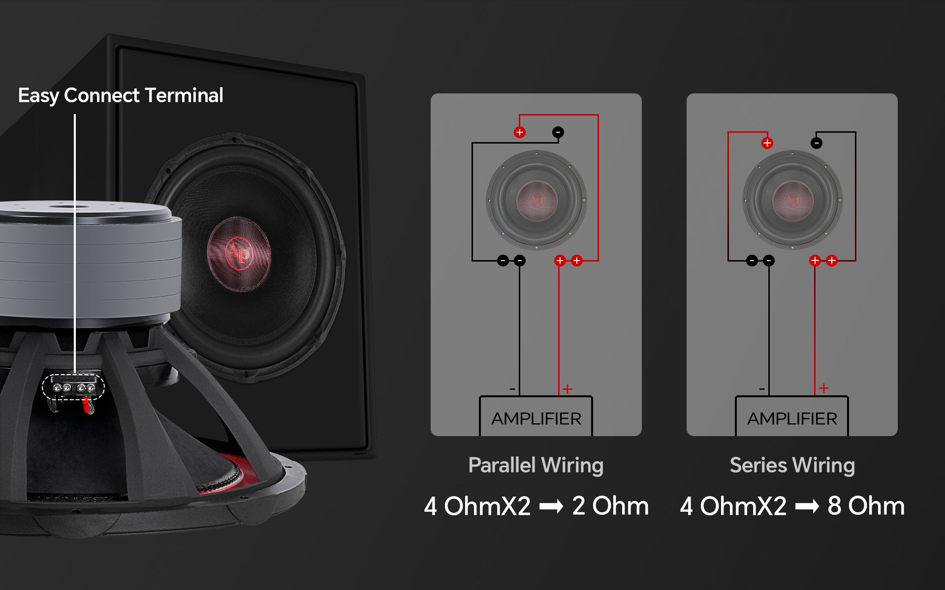 18" Quinta Stack Composite Cone Subwoofer (TXX-BDC-V-18)