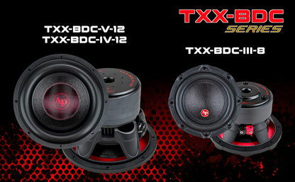 8" Triple Stack Composite Cone Subwoofer (TXX-BDC-III-8)