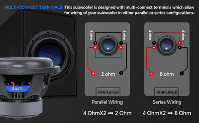 10” Double Stack High Power Subwoofer (TXX-BDD2-10)