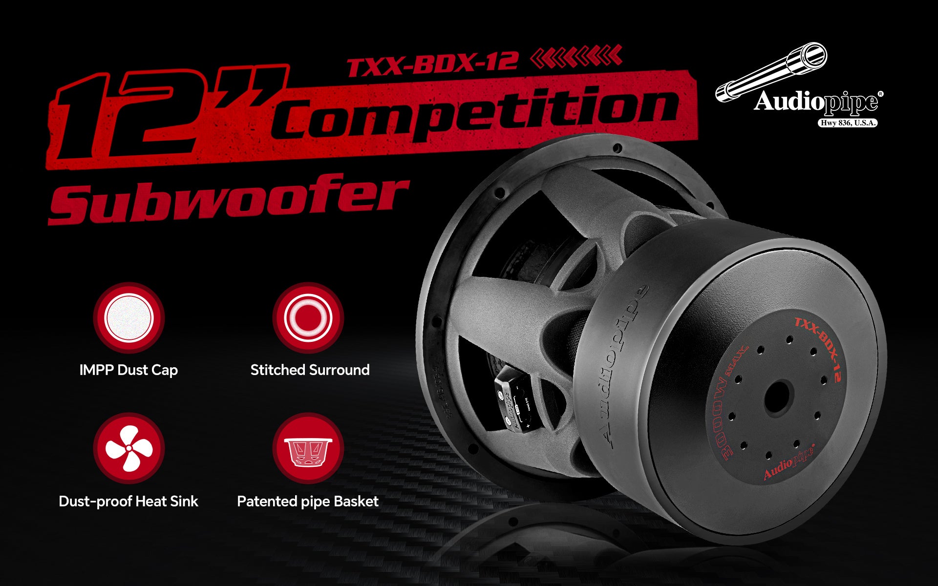 12" Competition Subwoofer (TXX-BDX-12)