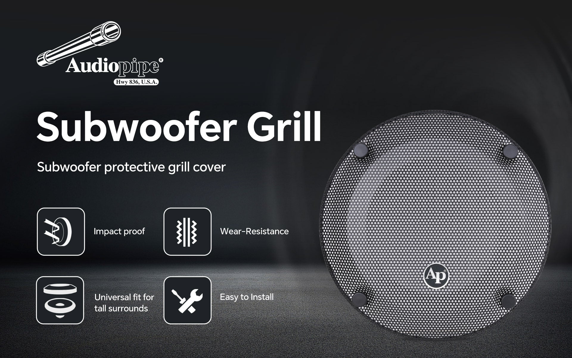 10” Subwoofer Mesh Grill (TXX-GR10HX)