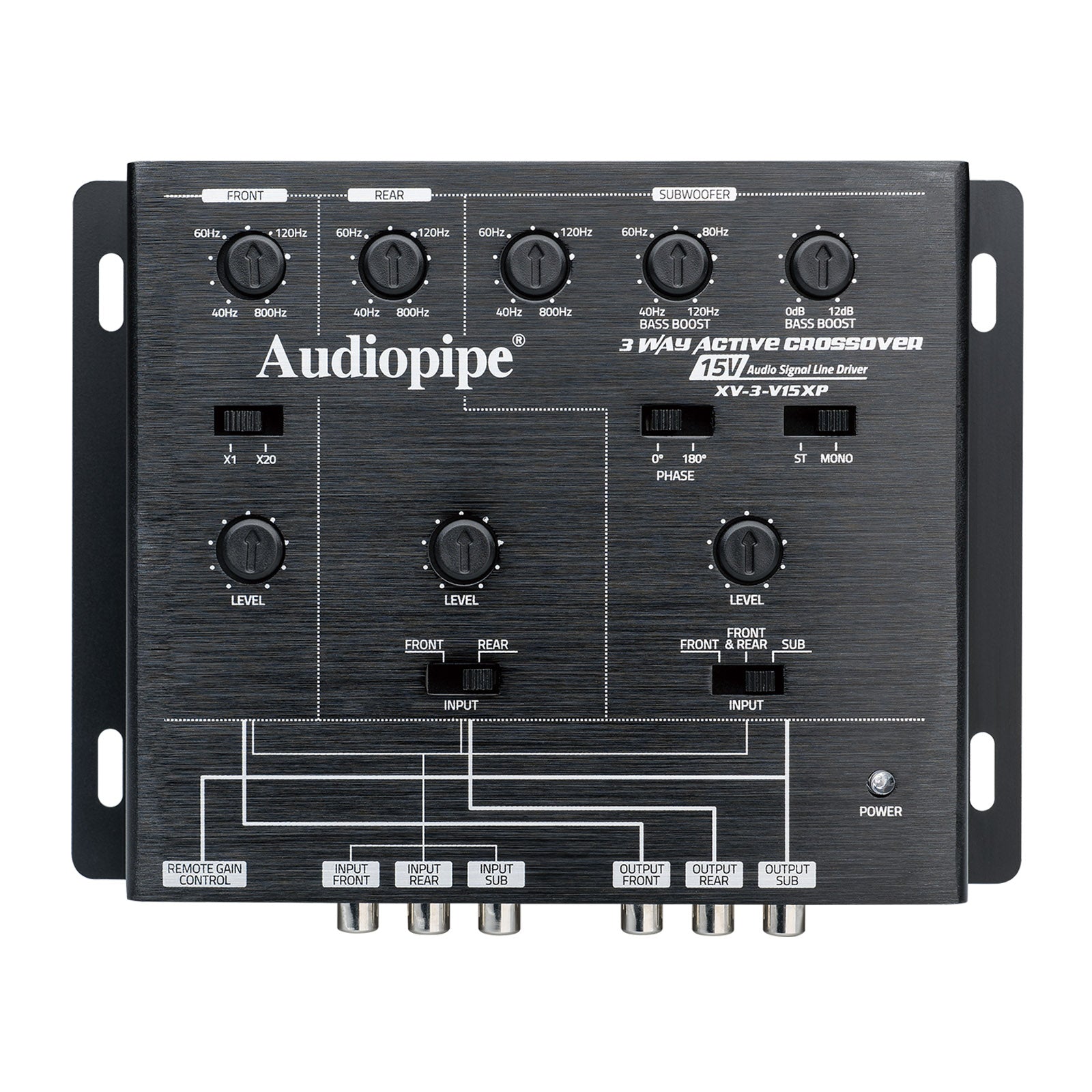 3-Way Active Crossover With Frequency Control (XV-3-V15XP)