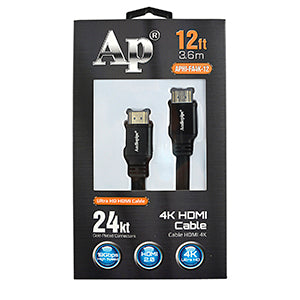 12Ft 4K HDMI Cable(APHI-FA4K-12)