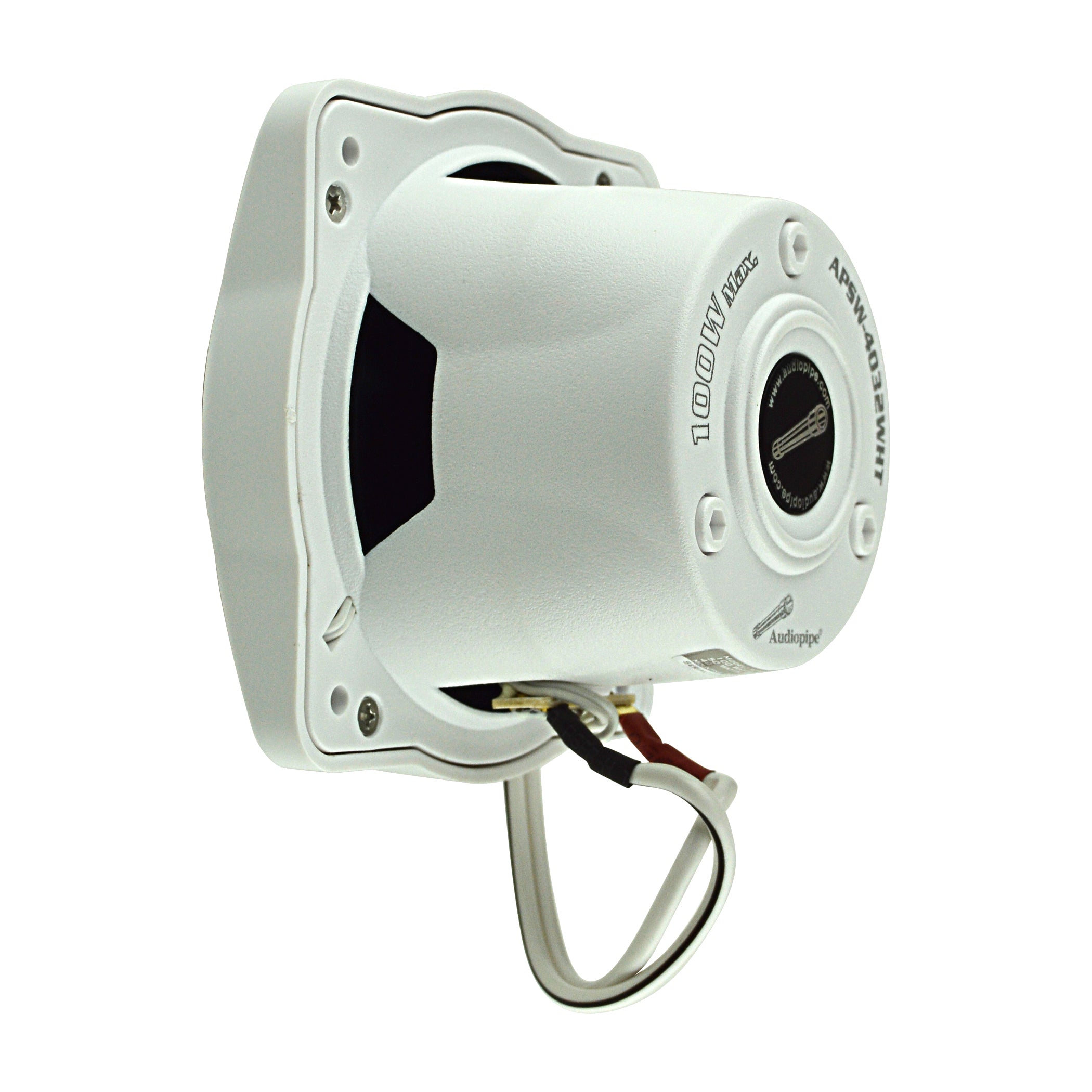 APSW-4032 WHT - 4” Coaxial 2-Way Marine Speaker - White