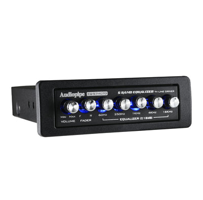 Audiopipe 5 Band Graphic Equalizer with 7 V Line Driver (EQ-57MOTO)