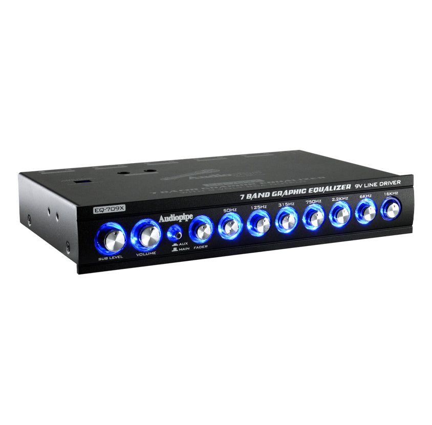 EQ-709X Graphic Equalizer - 7 Band - 9 V Line Driver