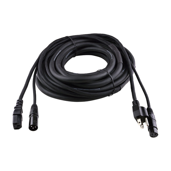 AC Power & XLR/Microphone Cable, 10M (EX-PRO-SIM-10)