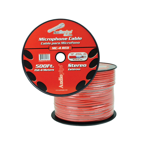 500 Ft Microphone Cable (MC-4 RED)