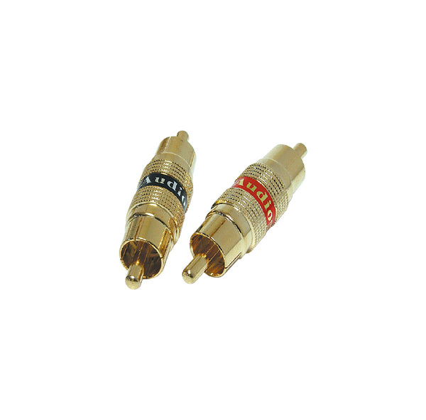 Q-120 Gold RCA Jack to RCA Jack Connector