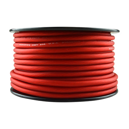 TPS-8CPR-100R - 8 Gauge 100’ 100% Copper Flexible Primary Wire - Red