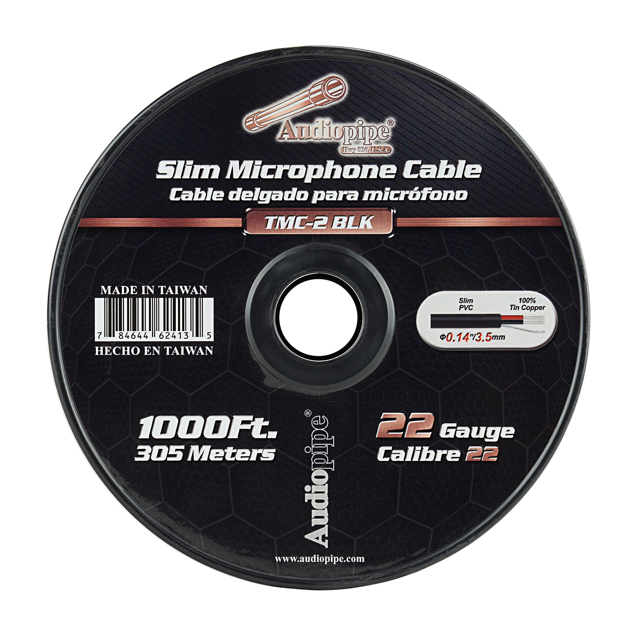 Slim Microphone Cable (TMC-2-BLK)