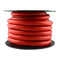 TPS-0CPR-25R - 0 Gauge 25’ 100% Copper Flexible Primary Wire - Red