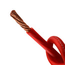 TPS-0CPR-25R - 0 Gauge 25’ 100% Copper Flexible Primary Wire - Red